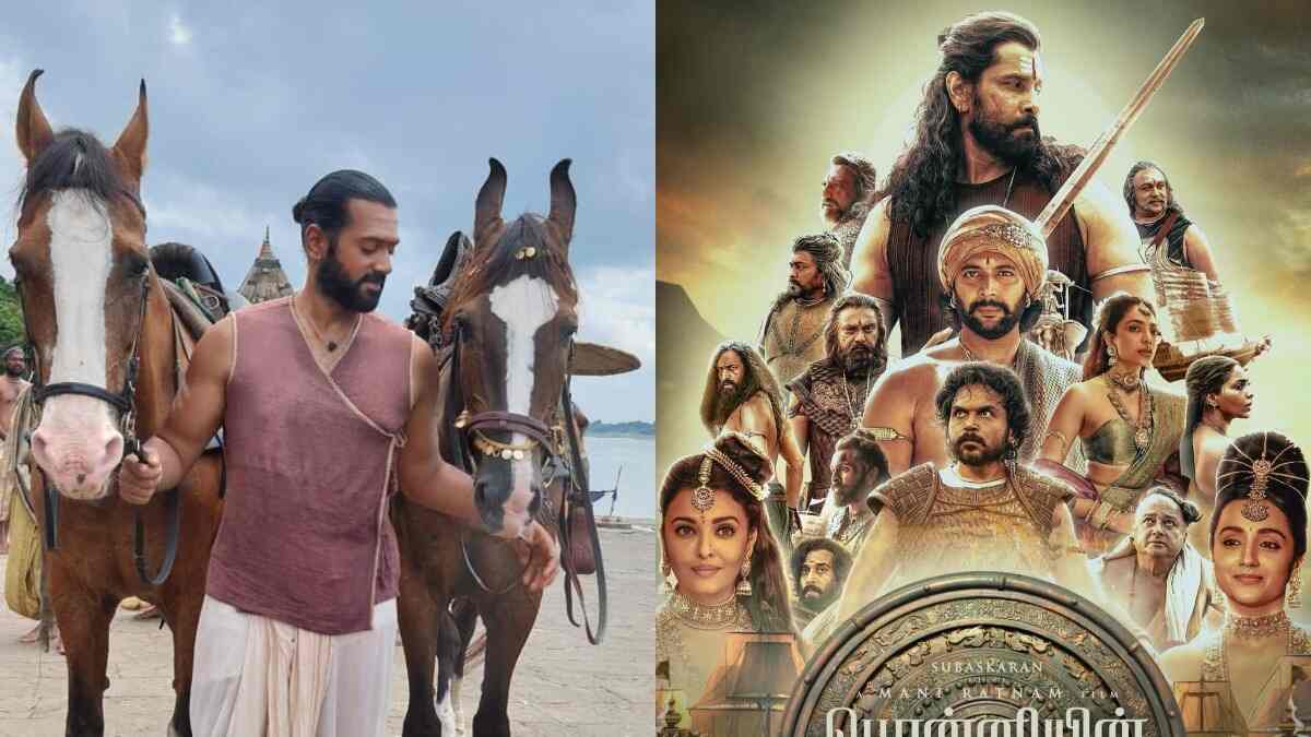 Mani Ratnam's magnum opus Ponniyin Selvan now hits major THIS milestone; Meanwhile, Ashwin Kakumanu shares BTS picture  The film, has Vikram, Trisha, Jayam Ravi, Karthi and Aishwarya Rai Bachchan in the lead Mani Ratnam's magnum opus Ponniyin Selvan is setting the cash registers ringing at the box