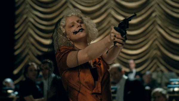 At some point, The Bride turns into a campy and deformed Bonnie-and-Clyde-esque chase movie.