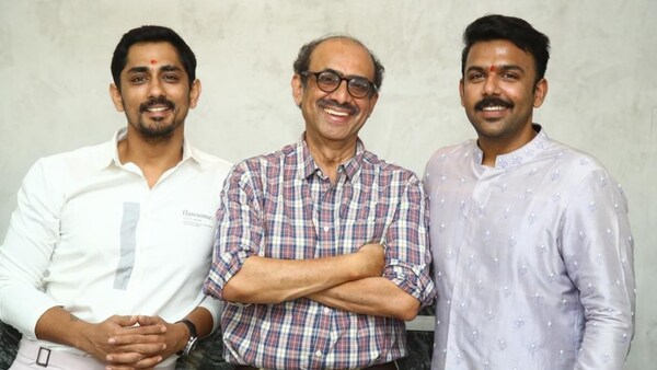 Tharun Bhascker's directorial Keedaa Cola takes off; Siddharth, Teja Sajja and Suresh Babu grace launch event