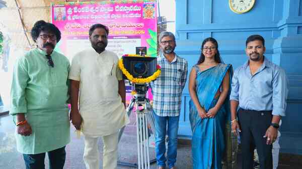 At the pooja ceremony