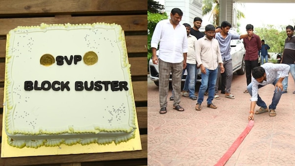 At the success celebrations of Sarkaru Vaari Paata