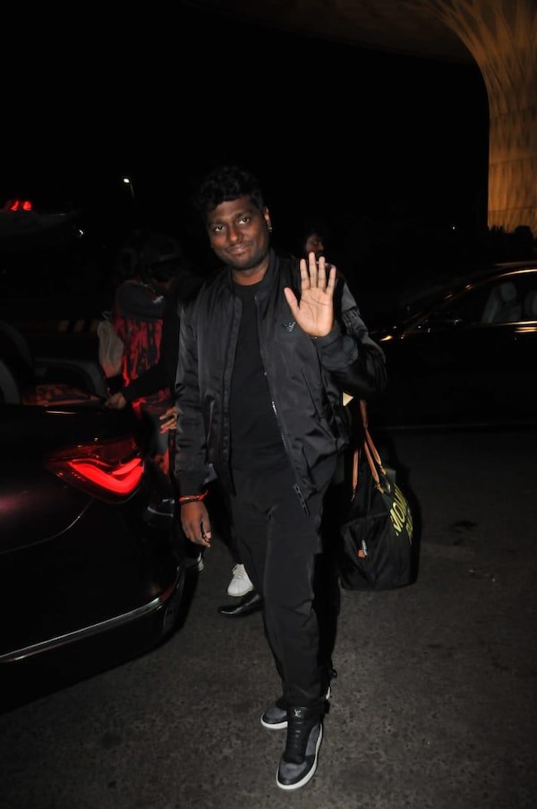 Atlee at the airport today morning!