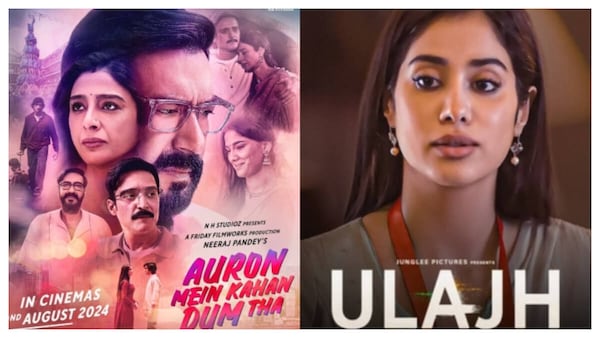 Janhvi Kapoor’s Ulajh vs Ajay Devgn’s Auron Mein Kahan Dum Tha box office: Who will win the race?