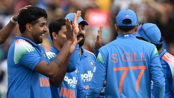 Rana picked up 39/4 in the first inning with the ball. Image | BCCI on X