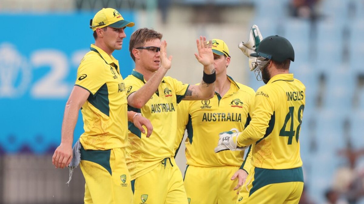 AUS vs SL Australia secure 1st victory in ODI World Cup 2023, rise to