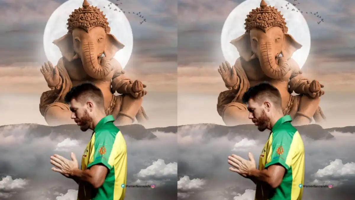 Ganesh Chaturthi 2022: David Warner, Australian cricketer, posts picture of Lord Ganesha, Indian fans go WILD