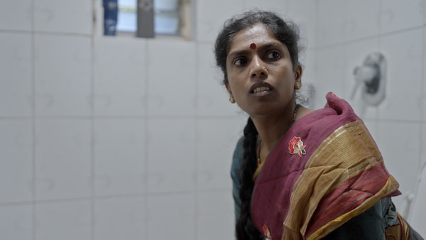 Avani Vamshaja, as Nagarathnamma, in a still from the film