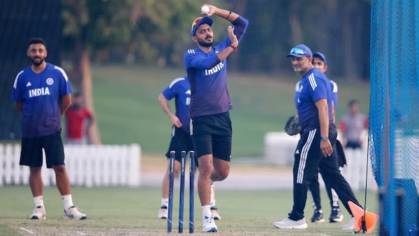 Axar Patel had some neck issues before the India vs Pakistan match. Image | Axar Patel on X