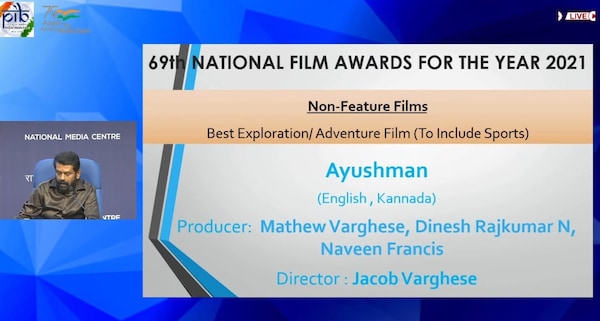 Ayushman is Jacob's third national award-winning project