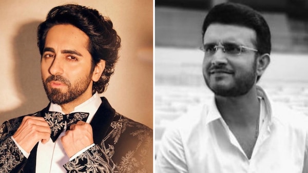 Ayushman Khurrana and Sourav Ganguly