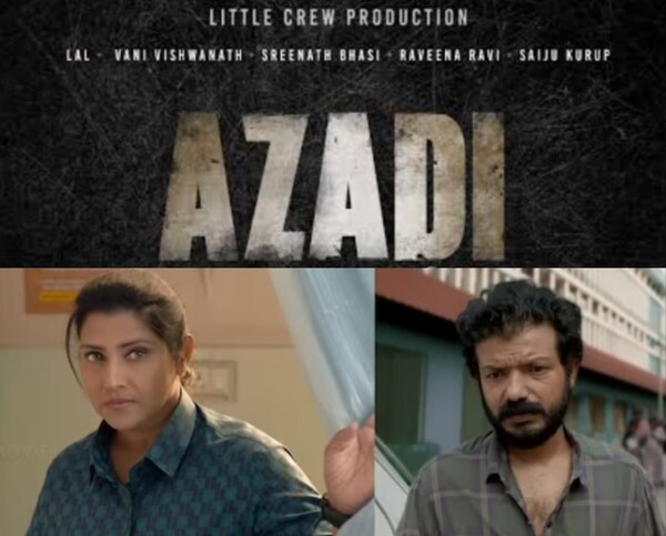 Azadi character teaser out: Sreenath Bhasi, Vani Viswanath’s next is a thrilling medical drama
