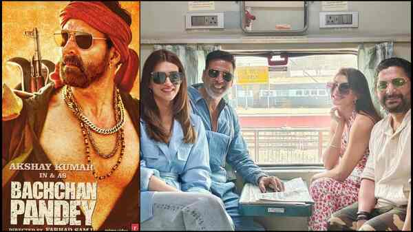 Bachchhan Paandey: Akshay Kumar ‘kidnaps’ makers of his, Kriti Sanon, Jacqueline Fernandes’ film on a train