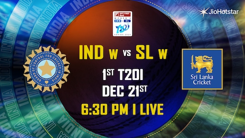 India W vs Sri Lanka W: 1st T20I