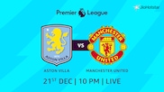 Aston Villa vs Manchester United