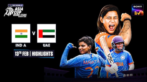 India A Women vs UAE Women - Highlights - 13 Feb 2026