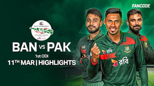 Bangladesh beat Pakistan by 8 wickets | 1st ODI