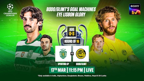 Watch Sporting CP vs Bodo/Glimt - Round Of 16 - Leg 2 - 17 Mar 2026 on OTTplay with one OTT subscription