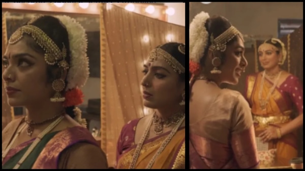 Backstage, featuring Rima Kallingal and Padmapriya