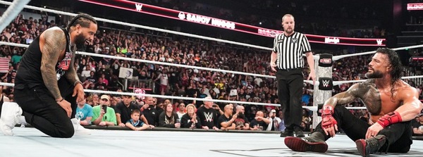 Roman Reigns had some unexpected help during Bad Blood