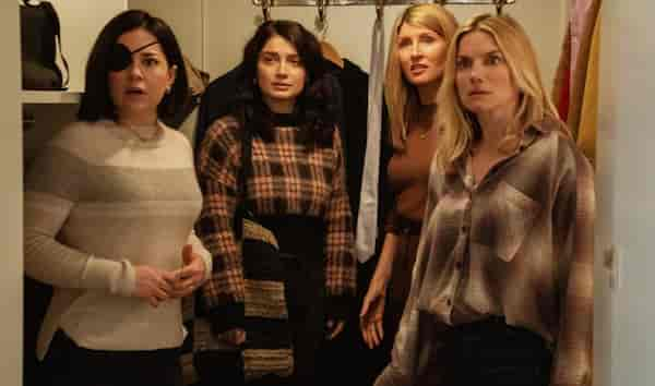 Sarah Greene, Eve Hewson, Sharon Horgan and Eva Birthistle in Bad Sisters