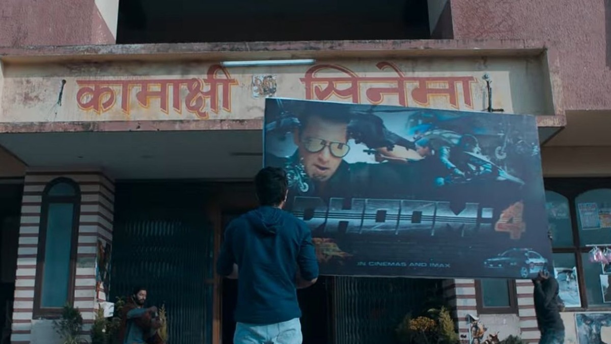 Banaras trailer: Fans amused by visual of a ‘Dhoom 4’ poster with Salman Khan in Zaid Khan’s sci-fi debut film