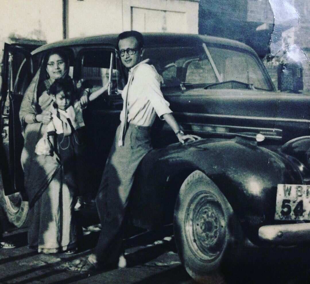 Bappi Lahiri with his parents