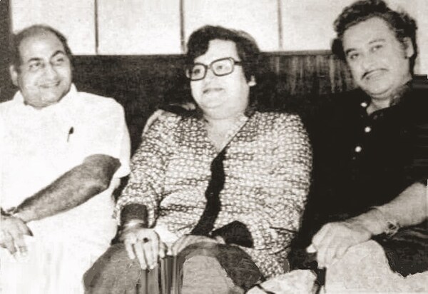 Bappi Lahiri with legendary musicians/Instagram