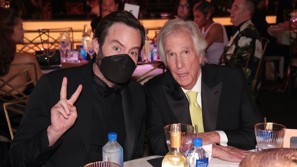 Barry’s Bill Hader lauded for being the only star at the Emmys with a mask on