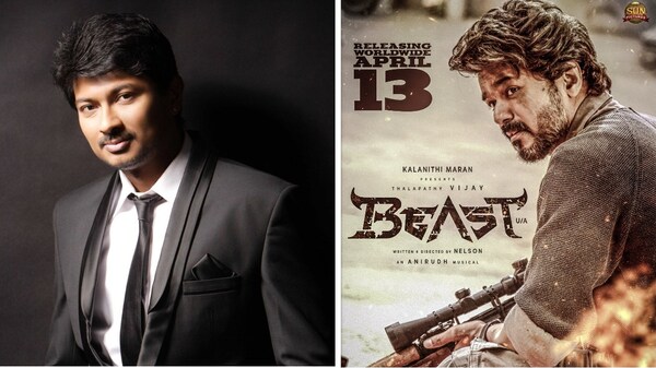 Udhayanidhi's Red Giant Movies bags Tamil Nadu theatrical rights of Vijay-starrer Beast