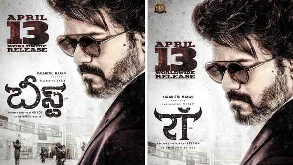 Makers of Vijay-starrer Beast unveil posters in other languages; Hindi version has been titled Raw