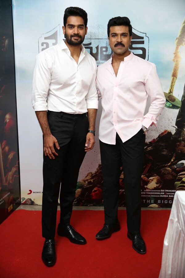 Karthikeya with Ram Charan