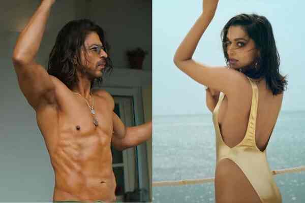 Pathaan song Besharam Rang Twitter reactions: Netizens fawn over Shah Rukh Khan, Deepika Padukone’s sizzling avatars