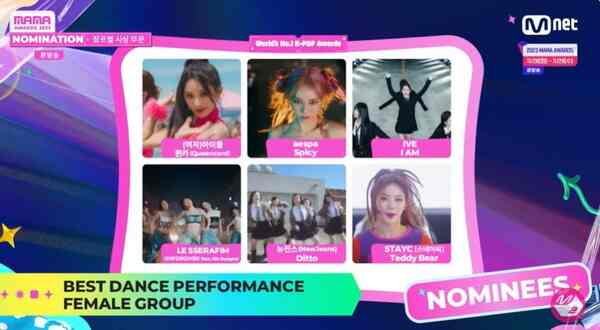 Best Dance Performance (Female Group)