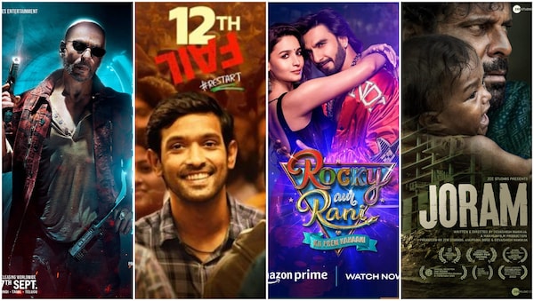 Jawan, 12th Fail to Rocky Aur Rani Ki Prem Kahaani – 10 best Hindi films of 2023 (theatrical)