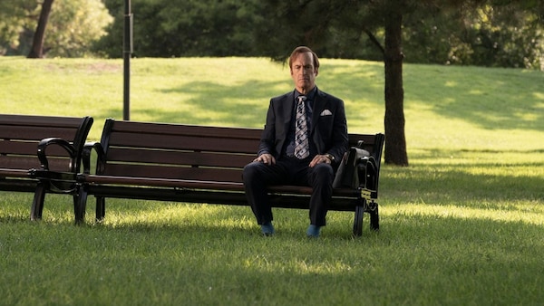 Bob Odenkirk as Saul Goodman in a still from the show
