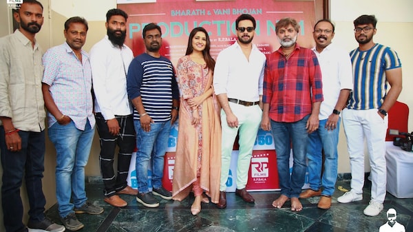 Bharath's 50th film goes on floors; joins hands with Vani Bhojan again for the thriller flick