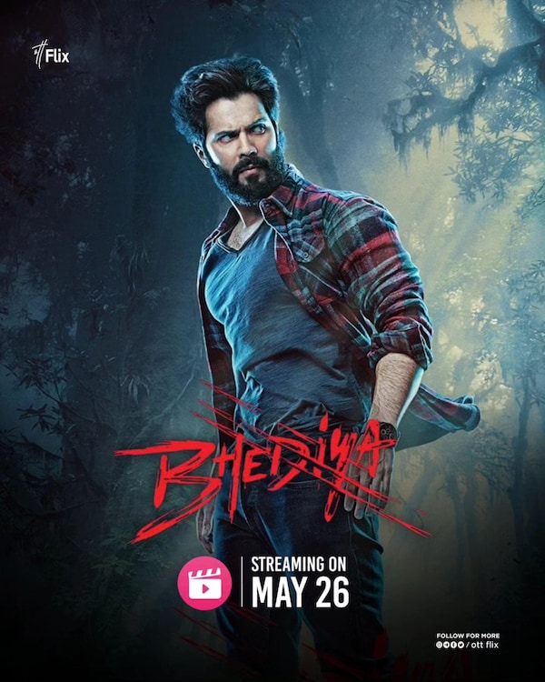 Official poster of Bhediya
