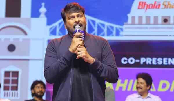 Chiranjeevi at Bholaa Shankar pre-release event