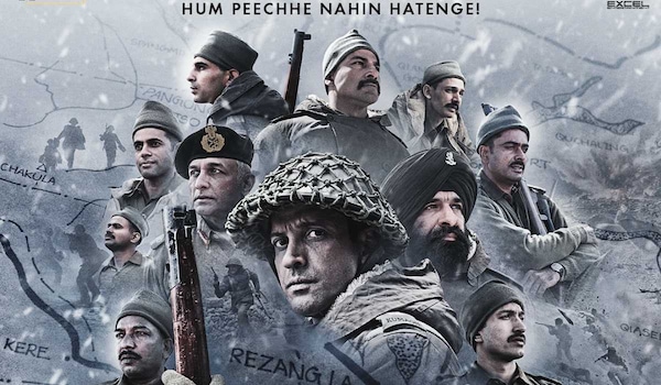 120 Bahadur new poster: Farhan Akhtar and Charlie Company face the snow-capped battlefield