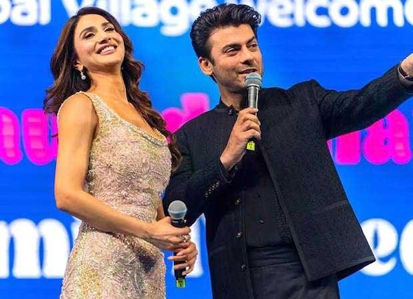 Vaani Kapoor and Fawad Khan at Aabeer Gulaal music launch in Dubai