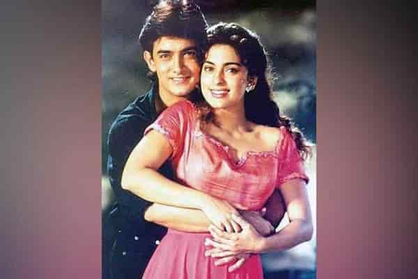 Aamir Khan and Juhi Chawla in Qayamat Se Qayamat Tak.