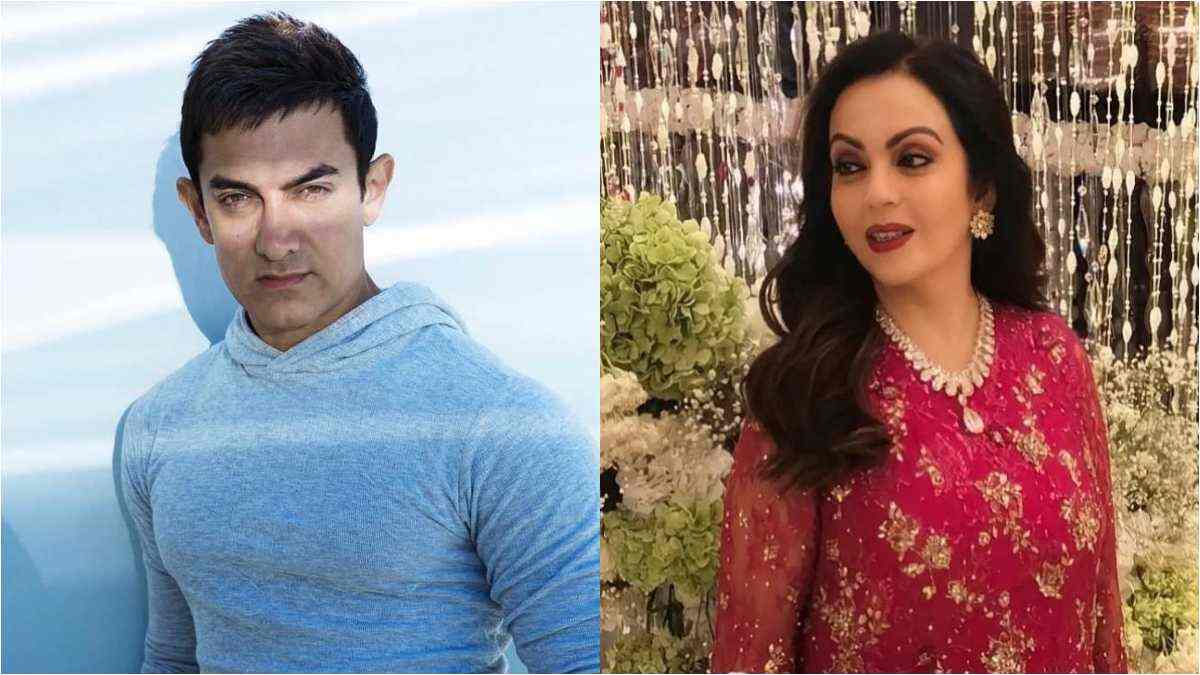 Ambani pre-wedding Day 3 - Aamir Khan grooves to Pehla Nasha with Nita Ambani; watch video