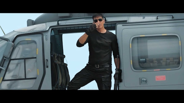 Akshay Kumar in a still from Singham Again