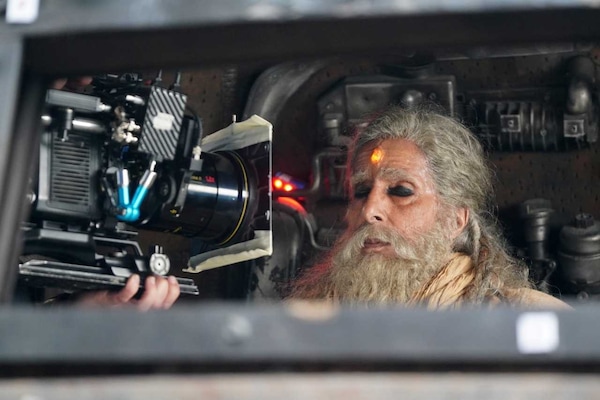 Amitabh Bachchan on the sets of Kalki 2