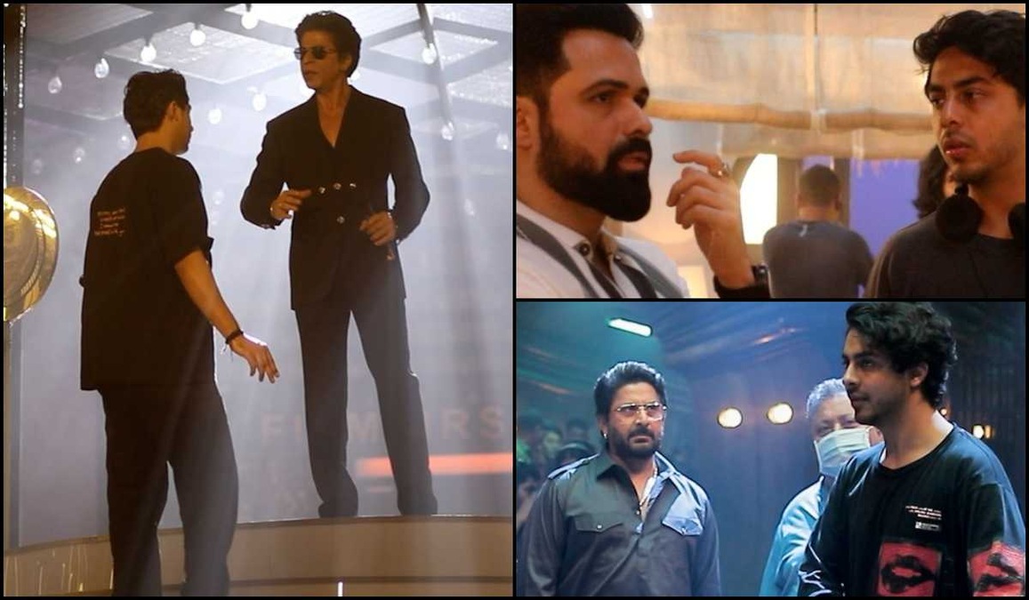 The Ba***ds of Bollywood BTS: Aryan Khan's hands-on approach directs Shah Rukh Khan, Arshad Warsi, and Emraan Hashmi on lavish sets