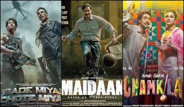April 2024 Bollywood releases - From Bade Miyan Chote Miyan, Maidaan to Amar Singh Chamkila