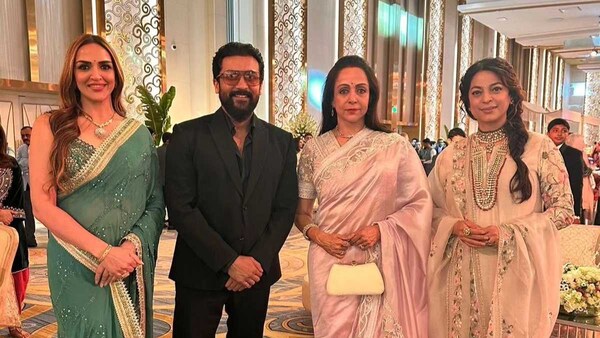 Unseen undekha! Hema Malini drops new photos from Ira Khan's 'glittering' wedding reception