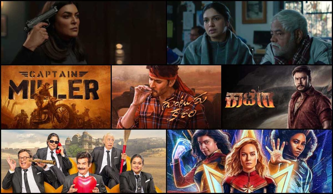 February 2024, Week 2 OTT India releases - From Aarya Season 3: Antim Vaar, Bhakshak, Captain Miller to Guntur Kaaram, Kaatera, Khichdi 2: Mission Paanthukistan, The Marvels