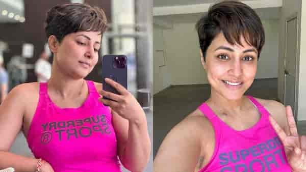 Hina Khan embraces cancer scar; hints at 'good things coming' amid her treatment | See post