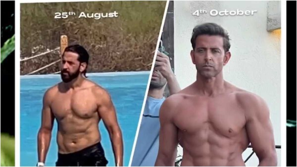 Fighter - '50 years young,' Hrithik Roshan's jaw-dropping transformation for Siddharth Anand's film; see photos
